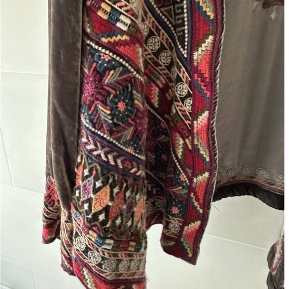 Colorful Embroidered Johnny Was Jacket - Picture 6 of 8